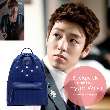 MCM Backpack Lee Hyun Woo dark blue (To the beautiful you)